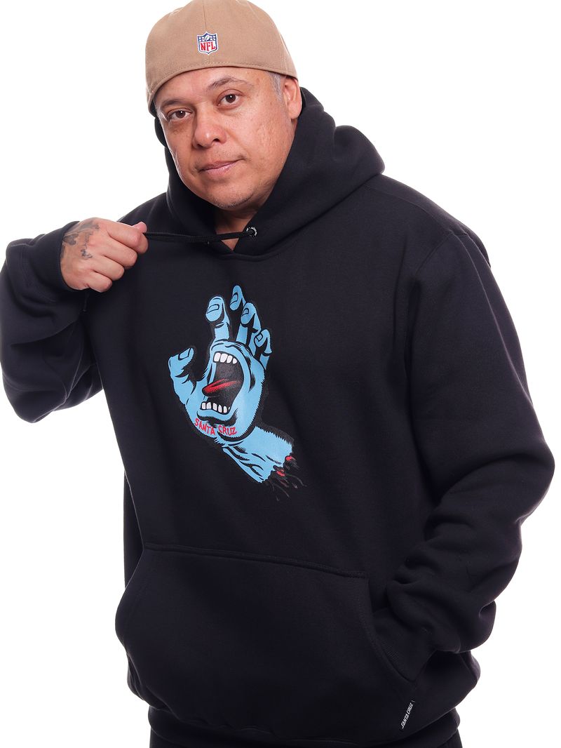 Moletom-Plus-Size-Santa-Cruz-Screaming-Hand-Preto