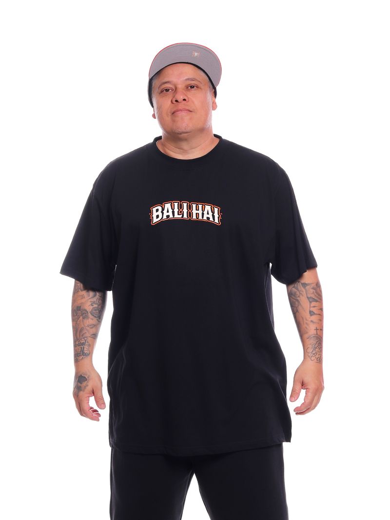 Camiseta-Plus-Size-Bali-Hai-Fire-Preto