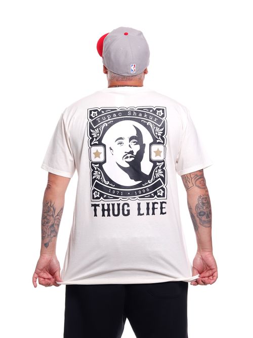 Camiseta Plus Size Bali Hai Tupac Thug Life