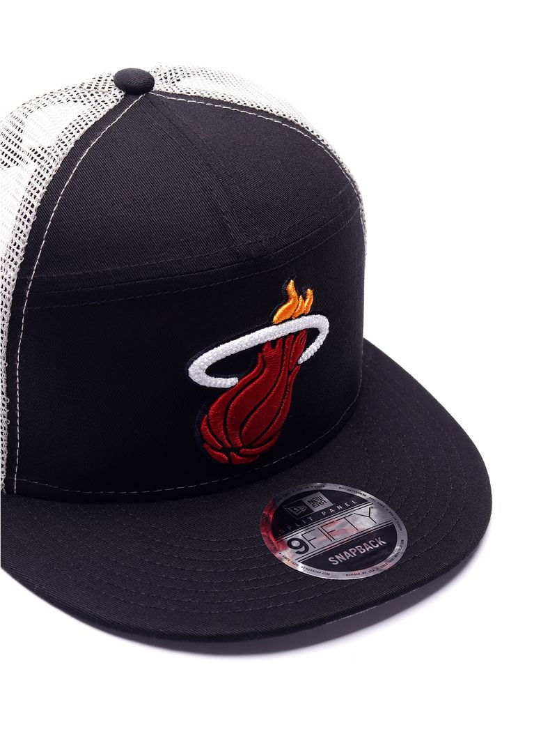 Bone-New-Era-9FIFTY-Split-Panel-Miami-Heat-All-Star-Game-2025-Fan-Pack-Preto