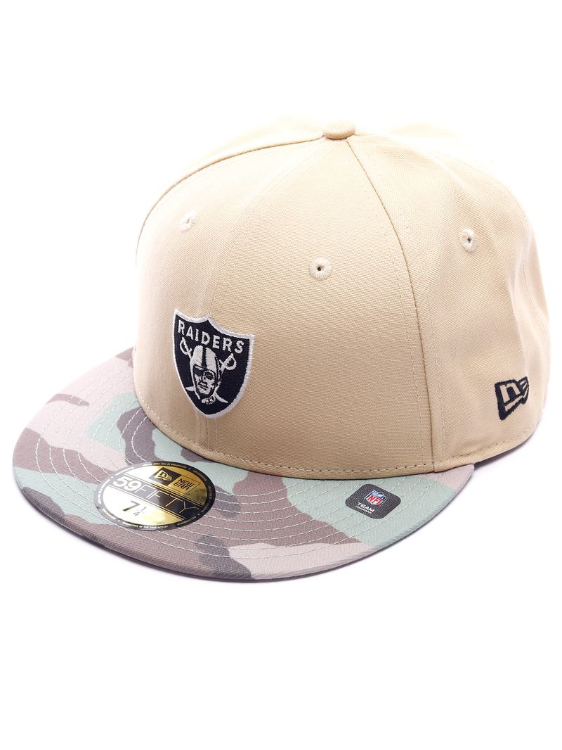 Bone-New-Era-59FIFTY-Fitted-NFL-Las-Vegas-Raiders-Camuflado-Bege-