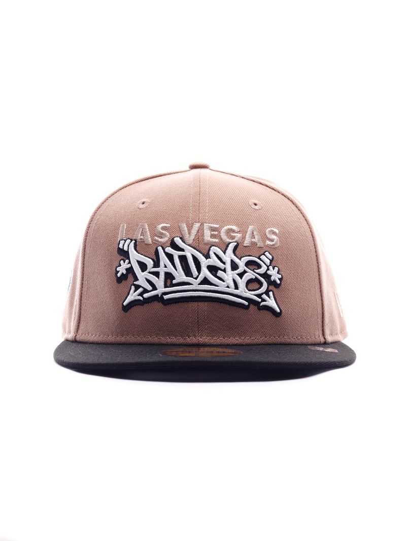 Bone-New-Era-59FIFTY-Fitted-NFL-Las-Vegas-Raiders-Core-Street-Bege