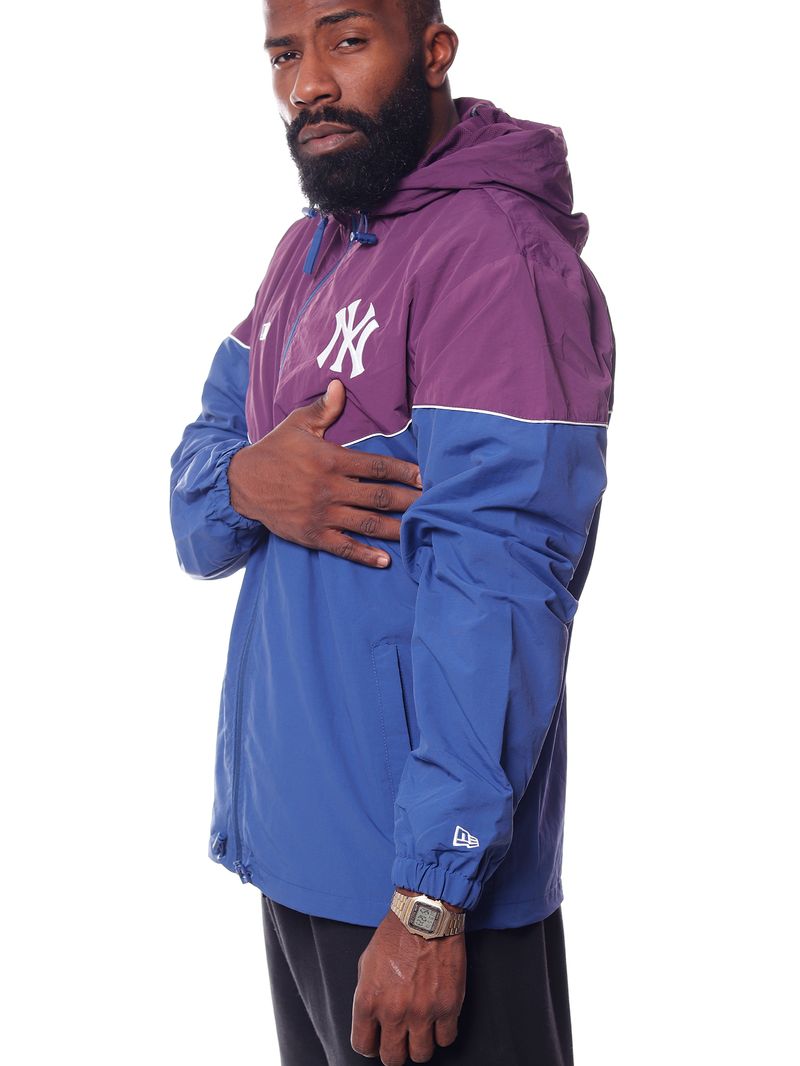 Jaqueta-Corta-Vento-New-Era-MLB-New-York-Yankees-Institutional-Style-Vermelho-marinho