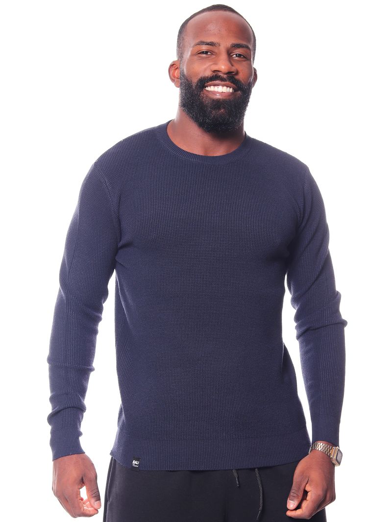 Sueter-Bali-Hai-Basic-Tricot-Marinho
