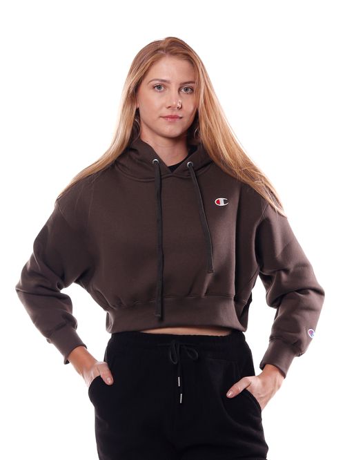 Moletom Cropped Champion Logo C Embroidery