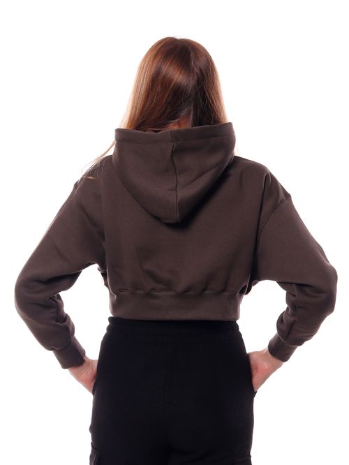 Moletom Cropped Champion Logo C Embroidery