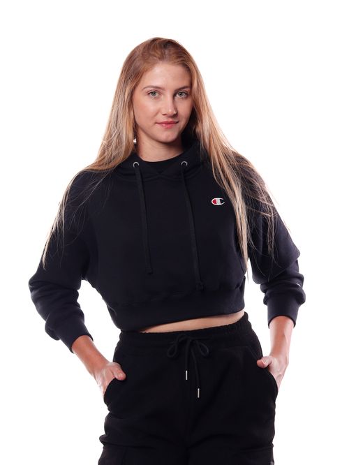 Moletom Cropped Champion Logo C Embroidery