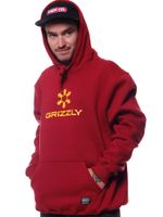 Moletom-Grizzly-Outdoor-Division-Drift-Hoodie-Red