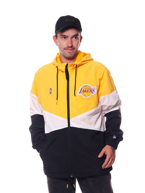 Jaqueta Corta Vento New Era NBA Los Angeles Lakers Institutional Style