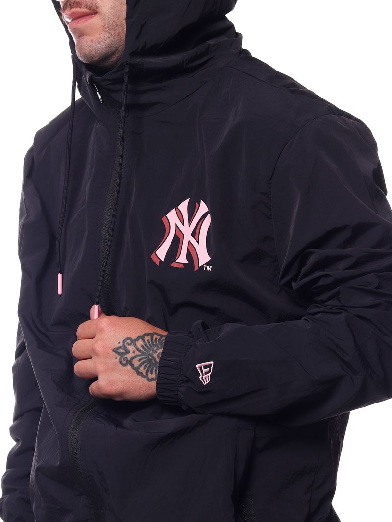 Jaqueta-Corta-Vento-New-Era-MLB-New-York-Yankees-Core-Street-Preto