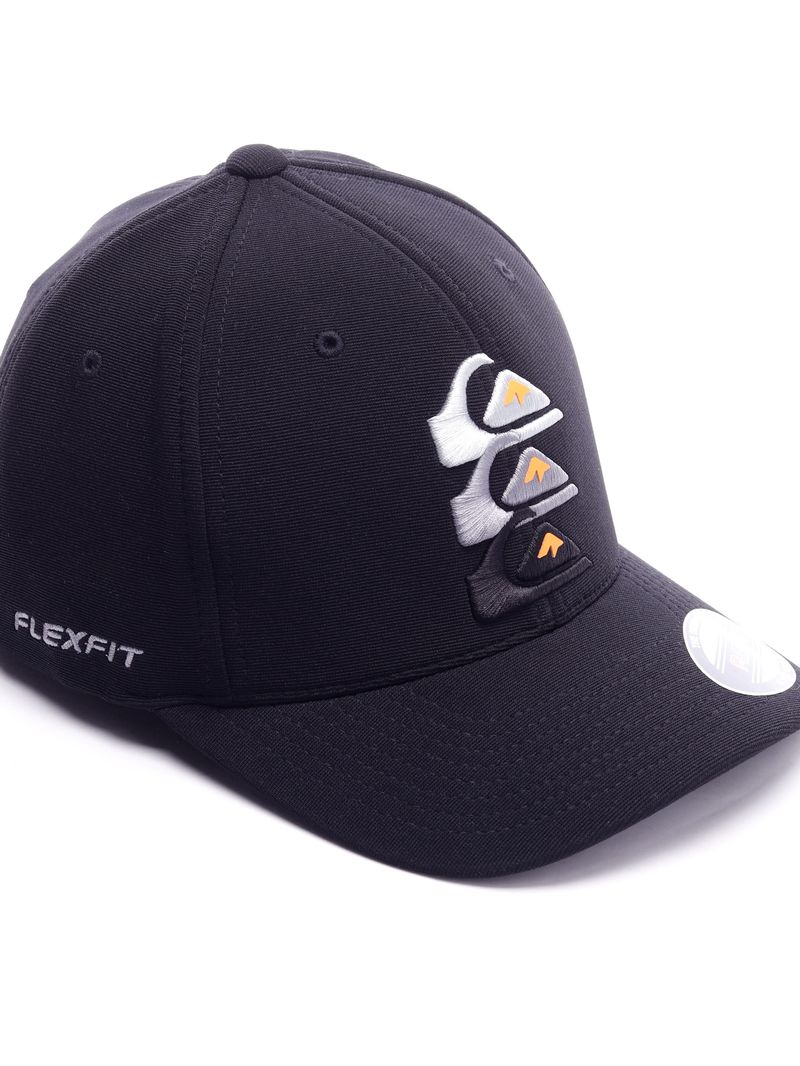 Bone-Quiksilver-Embroidery-Three-Logo-Black