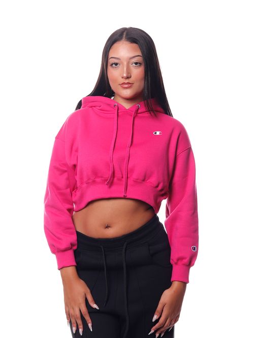 Moletom Cropped Champion Logo C Embroidery