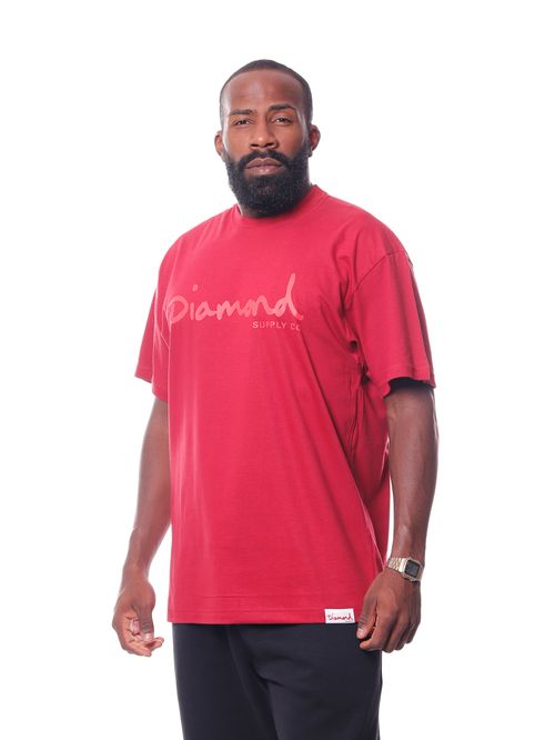 Camiseta T-Shirt Diamond Og Script