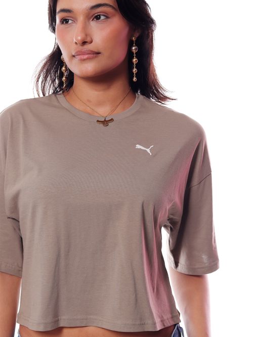 Camiseta Puma Wardrobe ESS Oversized