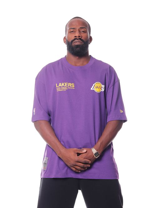 Camiseta New Era NBA Los Angeles Lakers Institutional Style