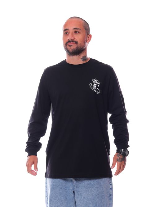 Camiseta Manga Longa Santa Cruz Simplified