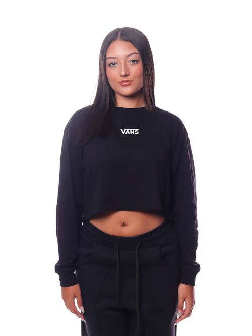 Camiseta Cropped Manga Longa Vans Flying V Ls Relax