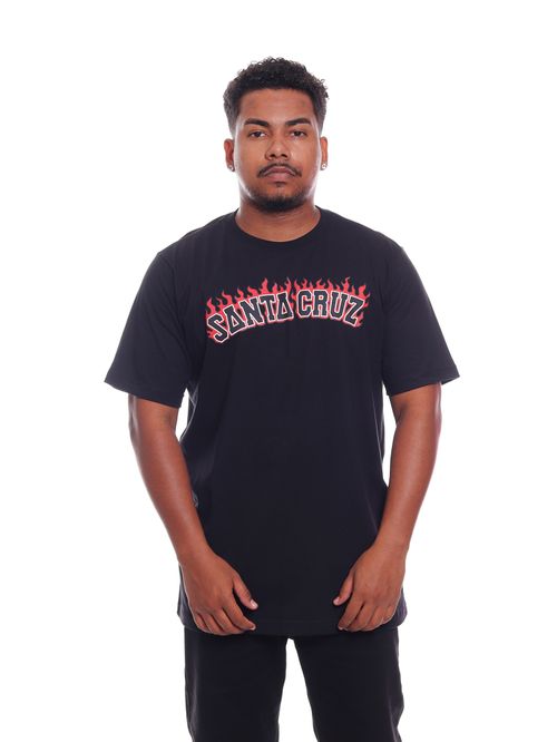 Camiseta Santa Cruz Flamed Collegiate SS