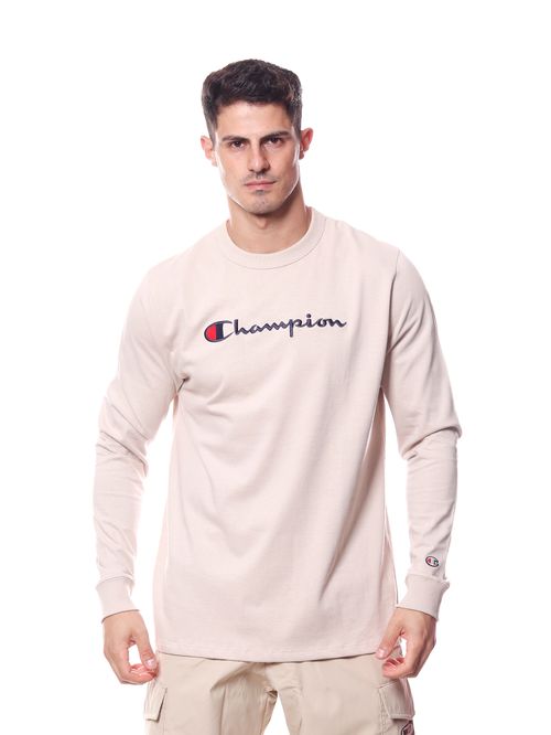 Camiseta Manga Longa Champion Embroidery