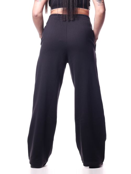 Calça Adidas Moletinho Wide Leg Essentials