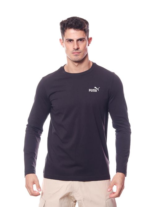 Camiseta Manga Longa Puma Ess Longsleeve Tee