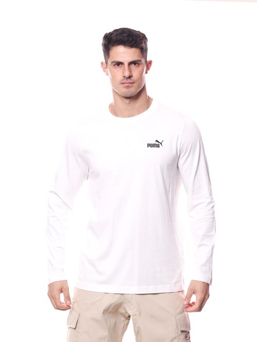 Camiseta Manga Longa Puma Ess Longsleeve Tee