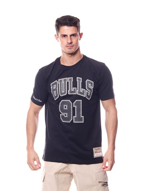 Camiseta Mitchell & Ness Nen Rodman Chicago Bulls
