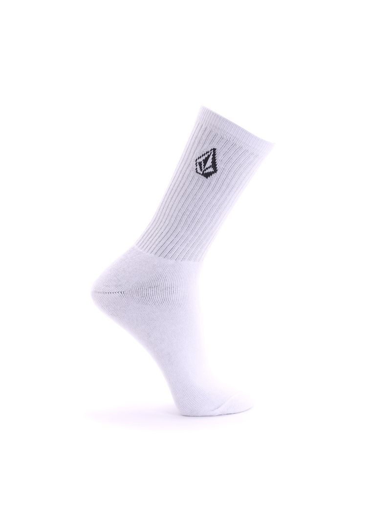 Meia Volcom Full Stone Branco