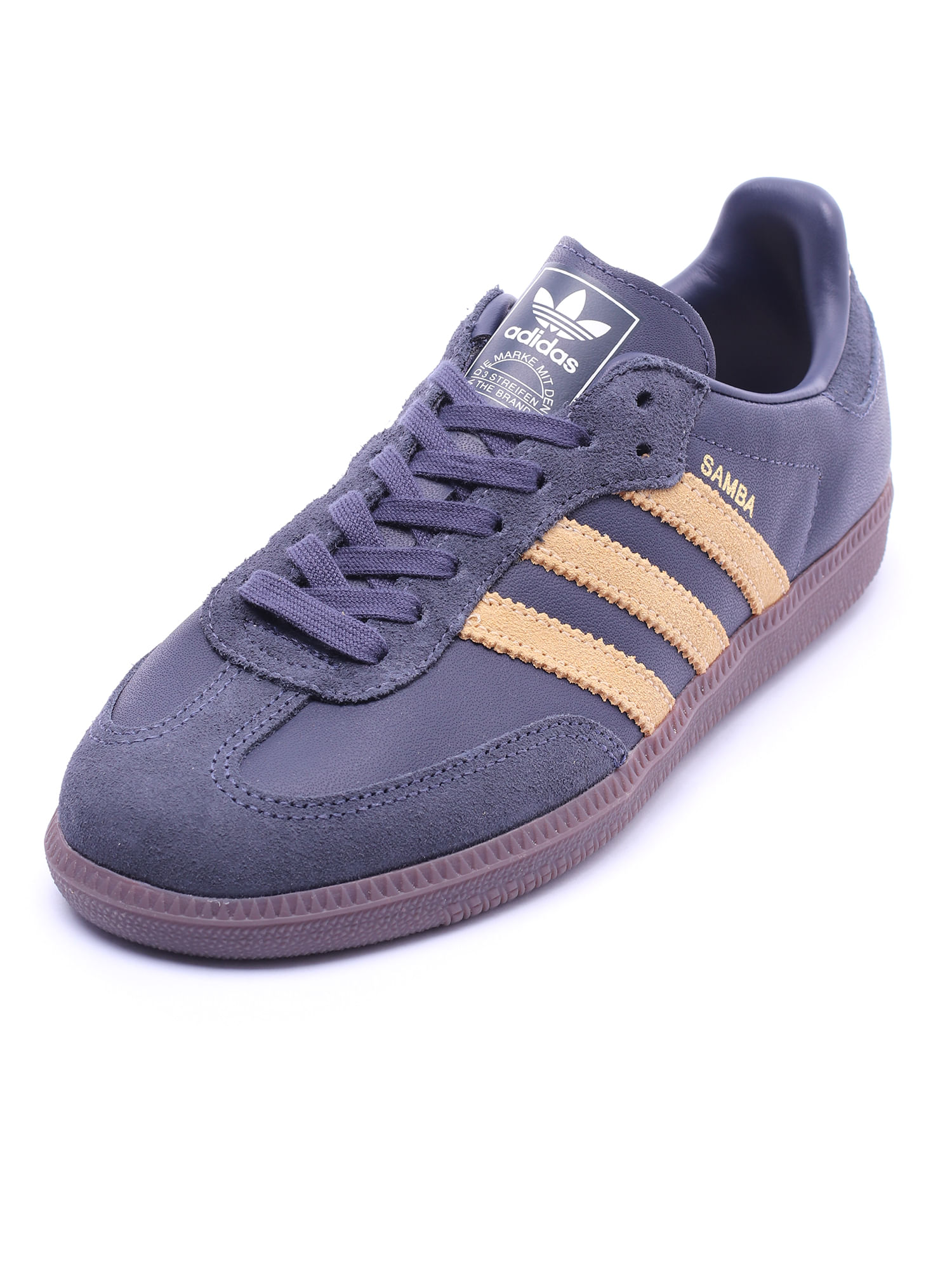 Tênis Adidas Samba OG Shadow Navy / Golden Beige