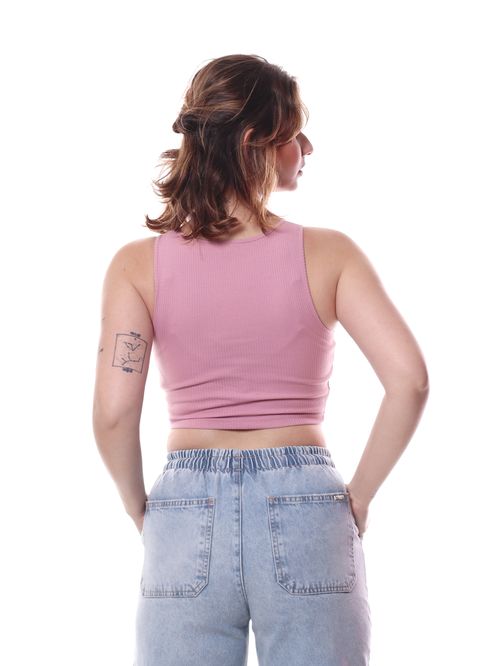 Top Puma Wardrobe ESS Ribbed Crop