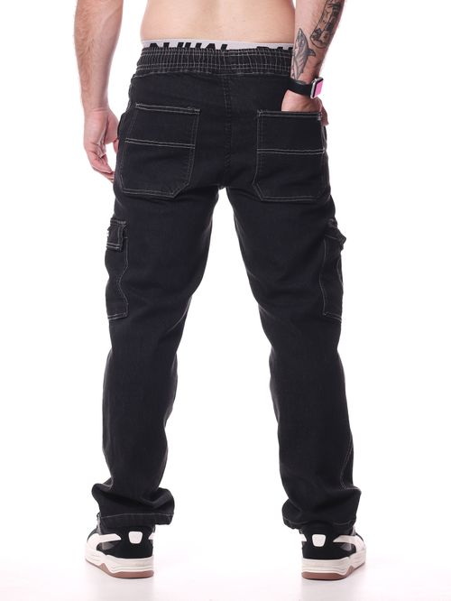 Calça Jeans Bali Hai Cargo Elastico