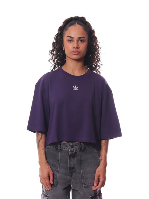 Camiseta Cropped Adidas Essentials