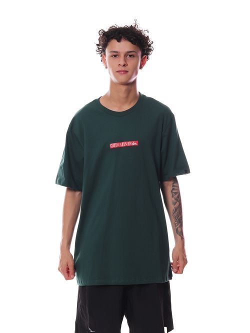 Camiseta Quiksilver Clicker Logo Dna