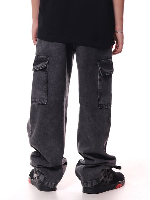 Calça Jeans Infantil Bali Company Cargo Estonada