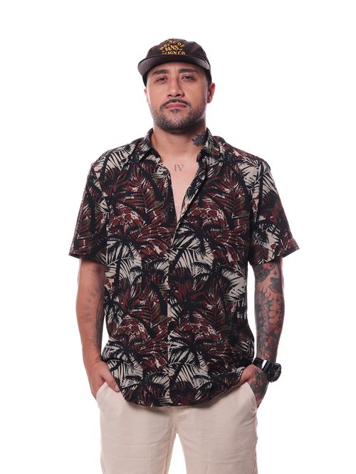 Camisa Bali Company Slim Fit Coqueiros