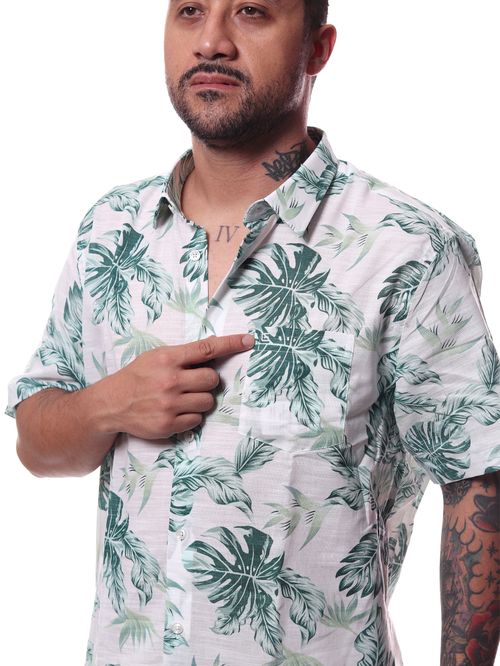 Camisa Bali Company Folhagem Tropical