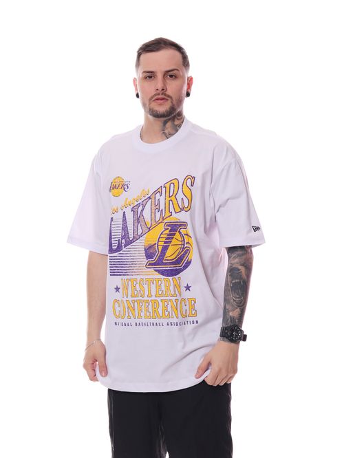 Camiseta New Era Oversized Los Angeles Lakers NBA