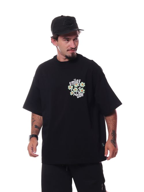 Camiseta Baw x Smiley Blooming