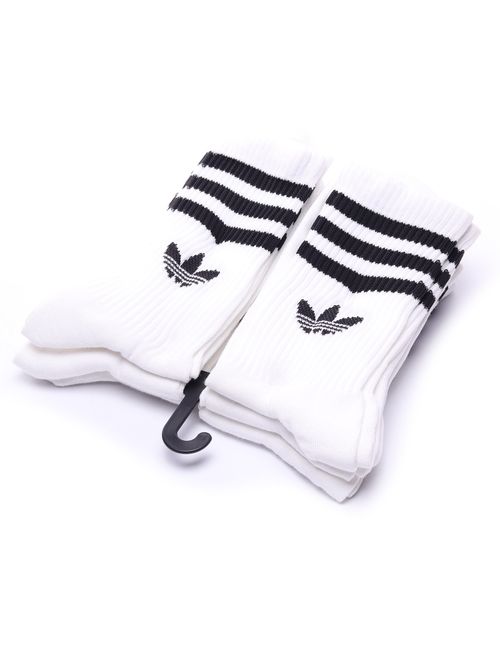Meia Adidas 3 Stripes Crew 6 Pares