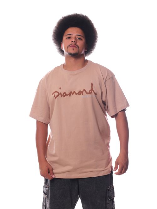 Camiseta Plus Size Diamond Og Script Tee