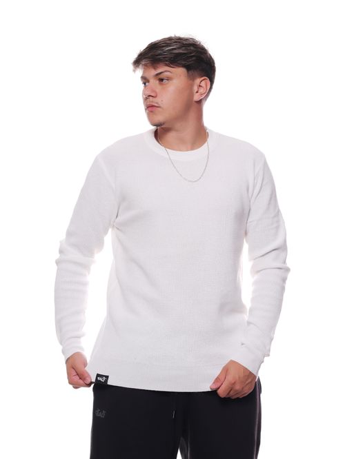 Suéter Bali Company Ml Tricot Basic Clip Bd