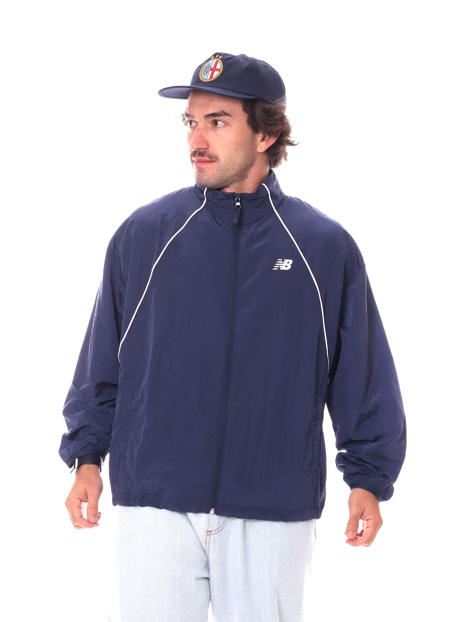 LAW-NBJ　Mac Jaqueta New Balance Sport Legacy Woven